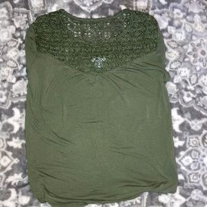 Green tee. Bought from old navy!